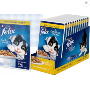 Felix Kitten with Chicken Jelly