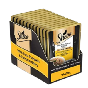 Sheba Tuna Pumpkin & Carrot In Gravy Rich Premium Adult Fine Cat Wet Food