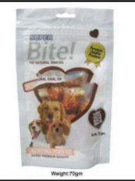 Super Bite Dog Treats Calcium Bone And Chicken Rice 70 Gm