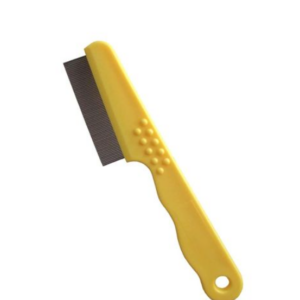 Smarty Pet Flea Comb Medium Plastic Handle Single Bristle