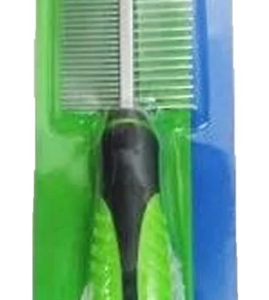 Smarty Pet Plastic Handle Comb - Double Side
