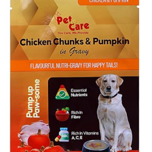Pet en Care Wet Dog Food, Chicken Chunks & Pumpkin in Gravy
