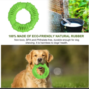 Chew Green Ring Toy for pet