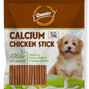 Gnawlers Calcium Chicken Stick for Dogs of All Life Stages, 270 G