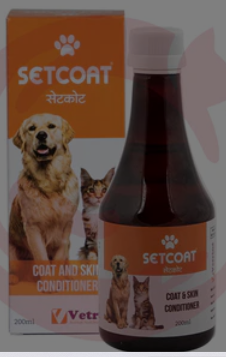 Vetrina Setcoat Coat and Skin Conditioner for Dogs and Cats (200ml)